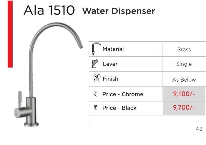 Carysil Ala 1510 water dispenser faucet