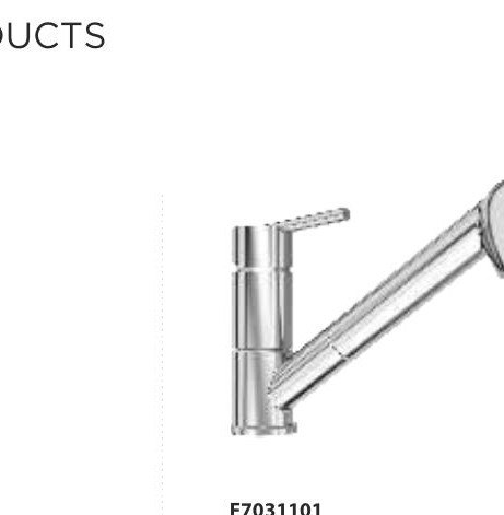 CERA single lever sink mixer with pull-out spout