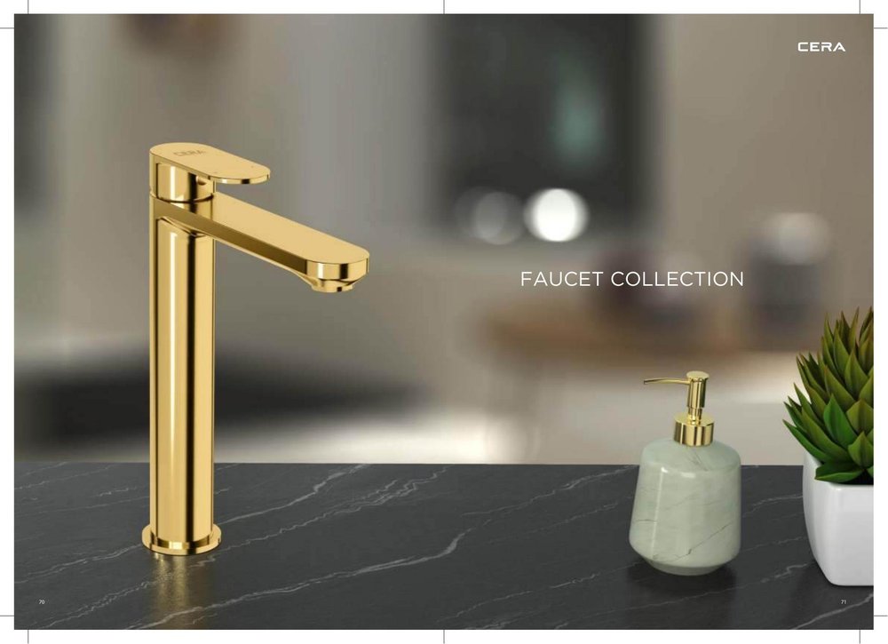 Premium gold finish faucet