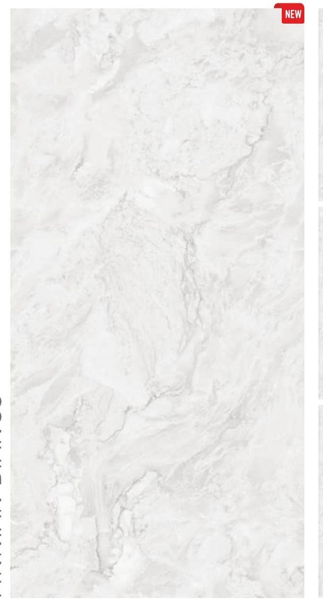 Finnian Bianco polished tile, 80x160 cm